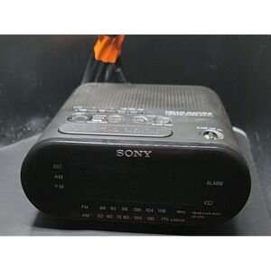 SONY ICF-C218 Dream Machine AM/FM LED Alarm Clock Radio Snooze Battery Tstd Work